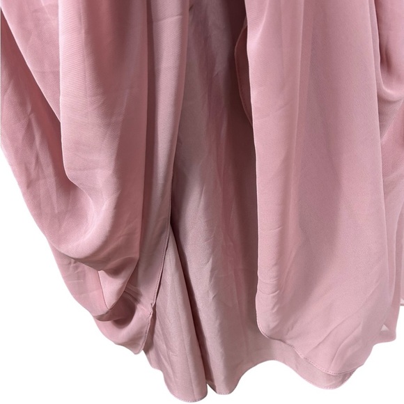 Azazie “Bonnie” chiffon A-line bridesmaid long dress, halter neckline, NEW PROM - Picture 8 of 12